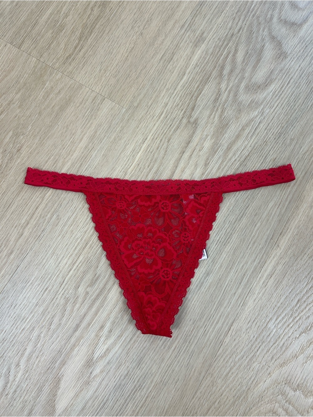 Victoria's Secret Lace V-String Thong Panty S